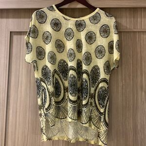 ITALIAN made, large blouse, textured pattern, like new